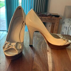 Elegant Cream High Heels